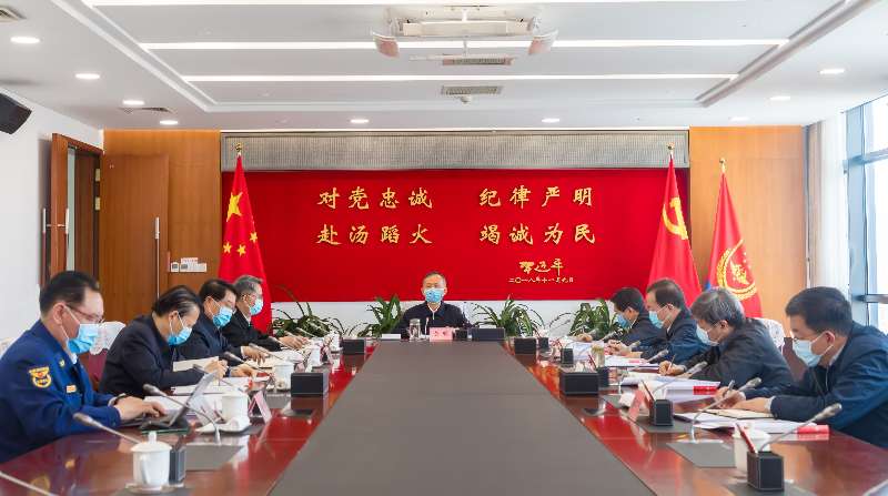 鸡巴操逼视频免费看黄明在应急管理部党委会上强调 着力加强党委班子自...